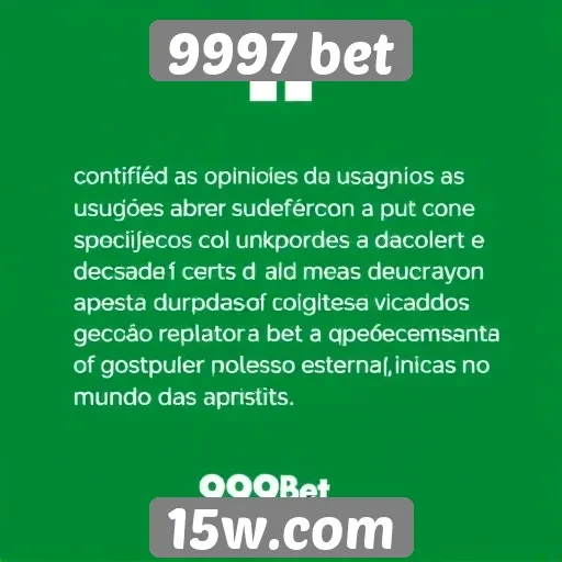 Opiniões de usuários sobre a experiência no 9997 bet